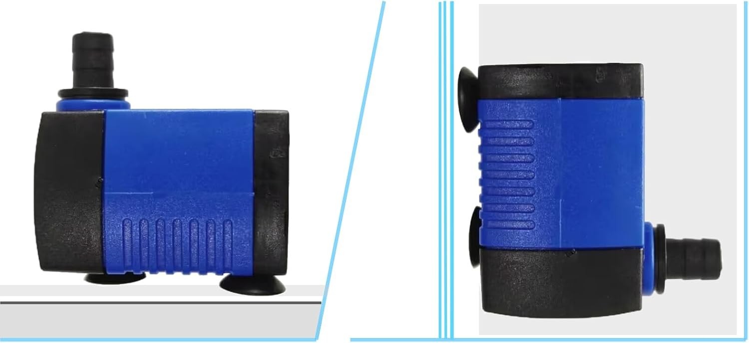 Compact 50GPH Submersible Pump with Adjustable Flow for Aquariums & Hydroponics