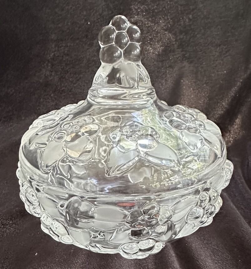 Vintage Wathlerglas Covered Compote