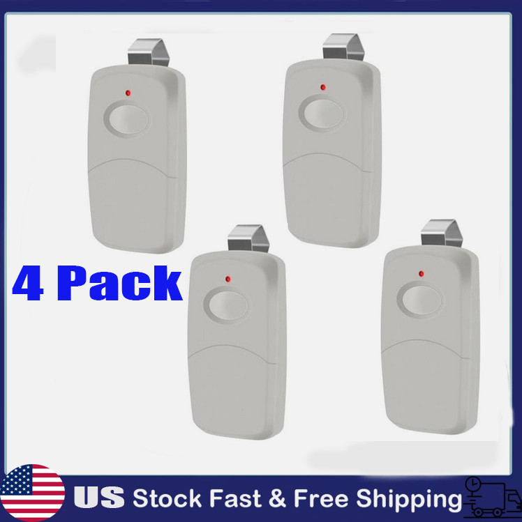 4x For 3089 multi-code multicode 308911 Linear MCS308911 300mhz 1 button remote
