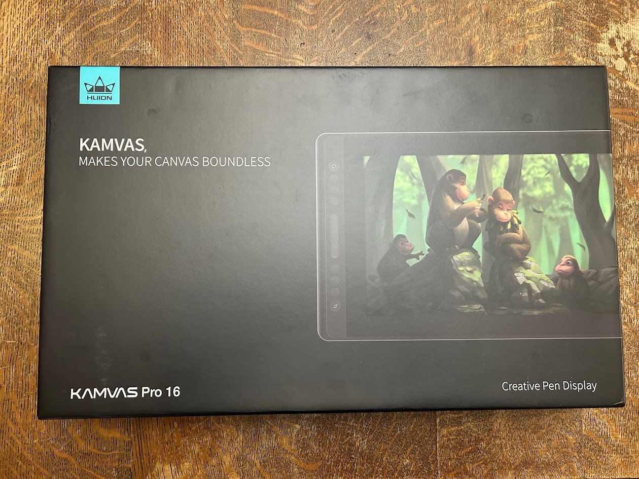 Huion Kamvas Pro 16 Graphics Tablet - GT156 Open Box - Used one time