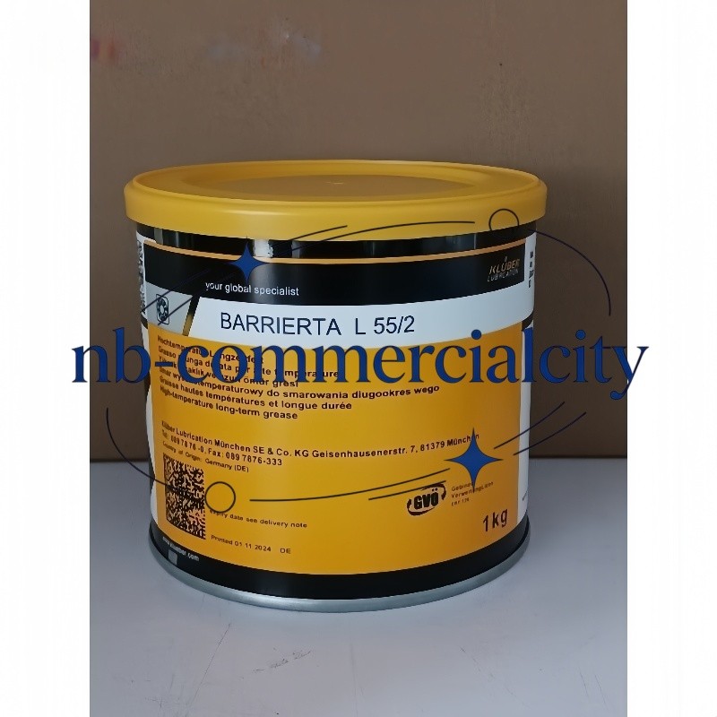 KLUBER Lubrication Barrierta L 55/2 Grease 1Kg (2.2 Lb) New Free Ship.