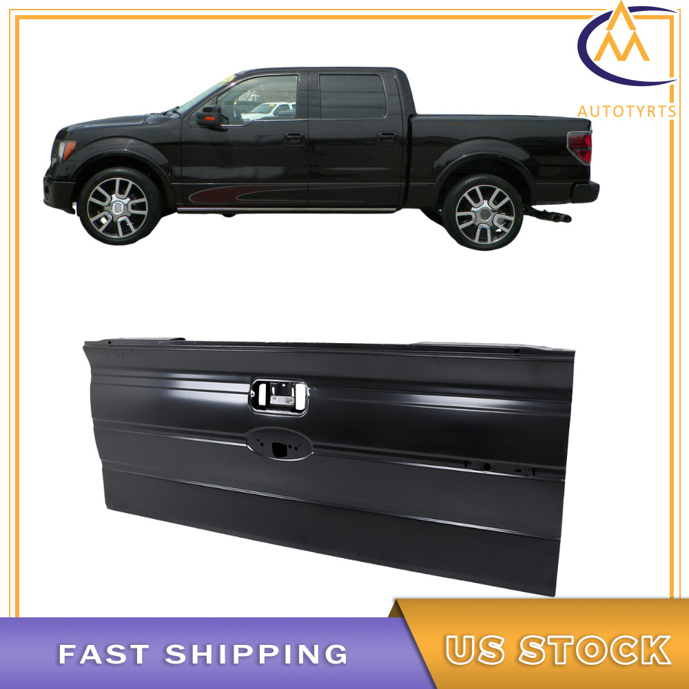 For Ford F-150 2009-2013 2014 Rear Tailgate Tail Gate Shell Steel Black Primed