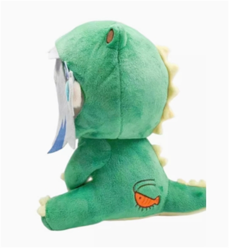 20cm Japan Orinigal Kawaii Gawr Gura Dino Plush Doll Stuffed Toy Pillow Gift