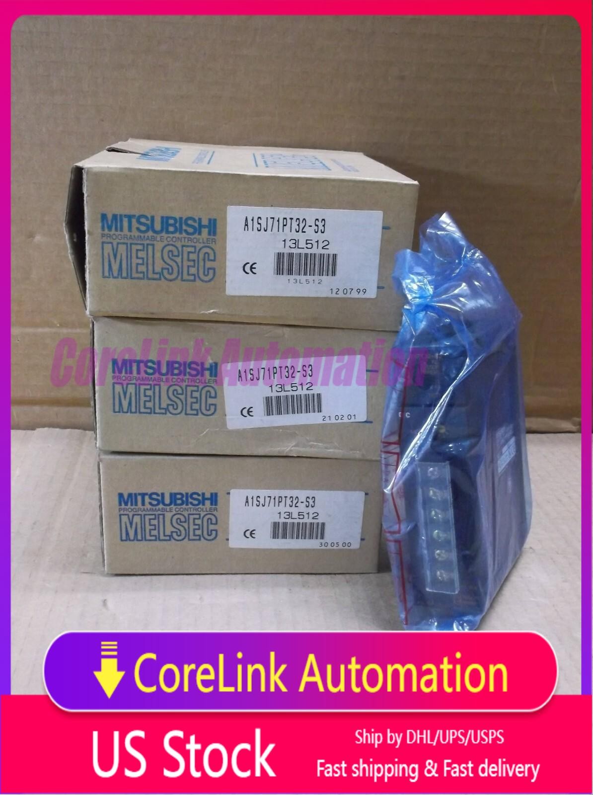 A1SJ71PT32-S3 Mitsubishi PLC NEW In Box MELSEC Net/Mini-S3 Unit Card Module