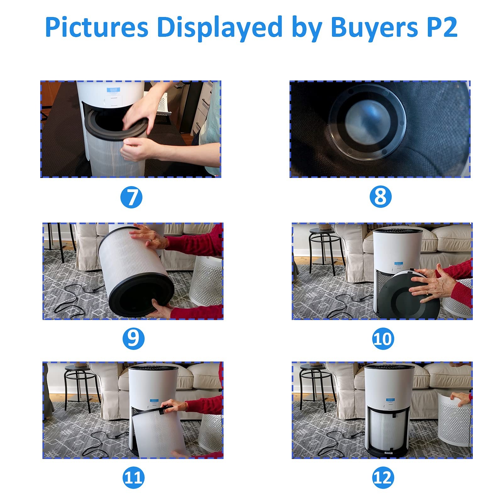 LEVOIT LV-H133 Air Purifier Replacement Filter Set True Activated Carbon Filters