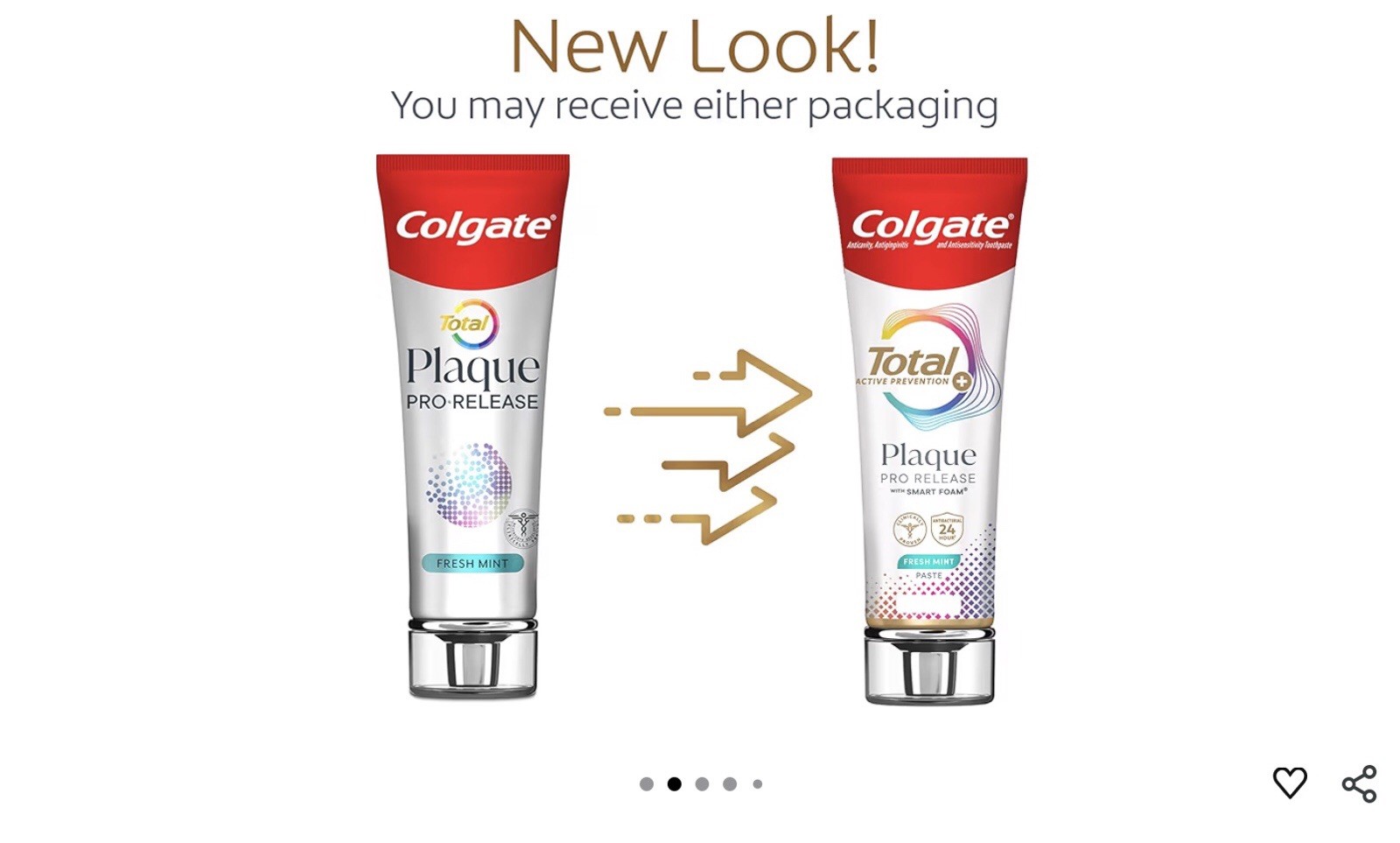 Colgate Total Fresh Mint Toothpaste, 8 Pack, 3.3 Oz Tube