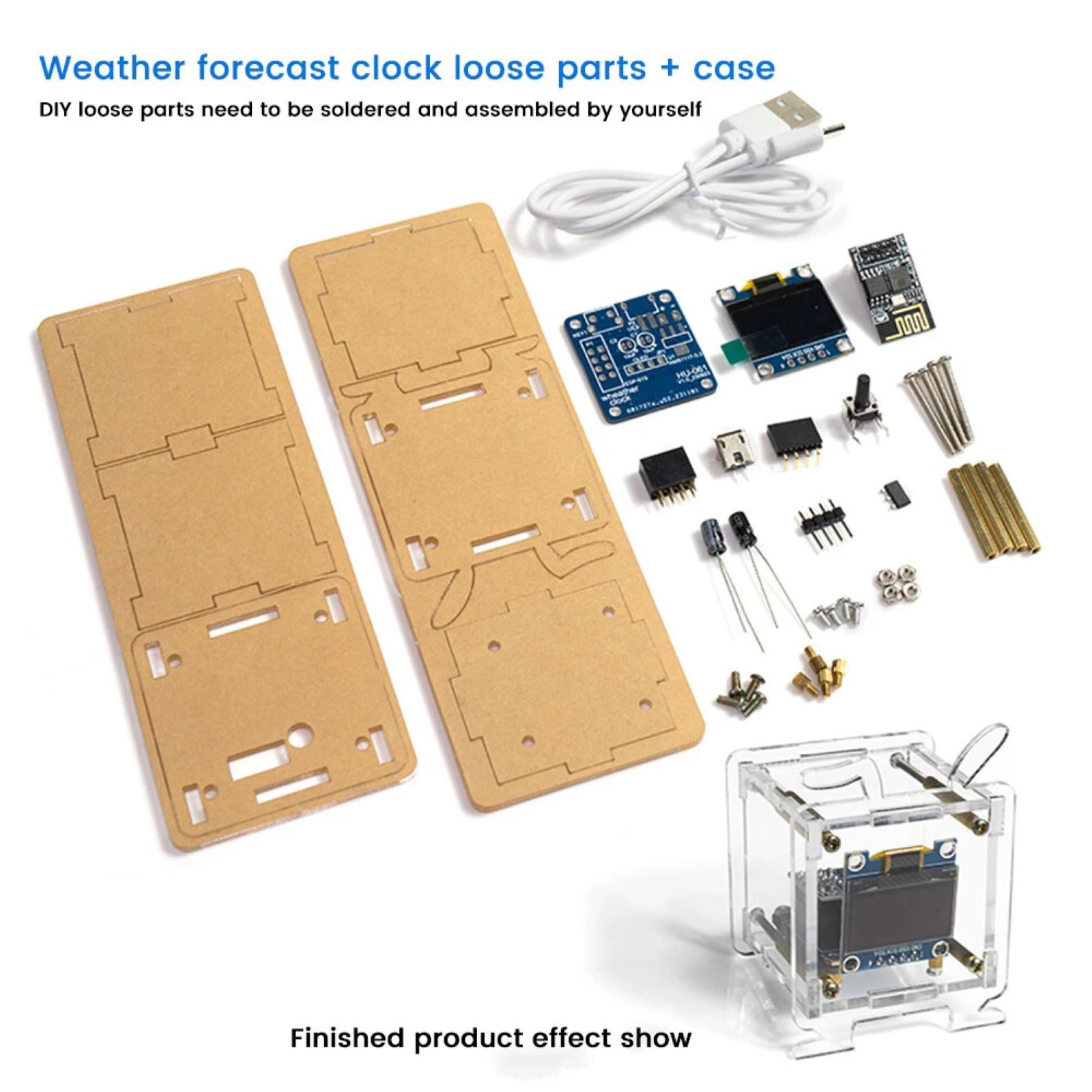 ESP8266 DC5V Power DIY Electronic Kit features a WIFI automatic timing module