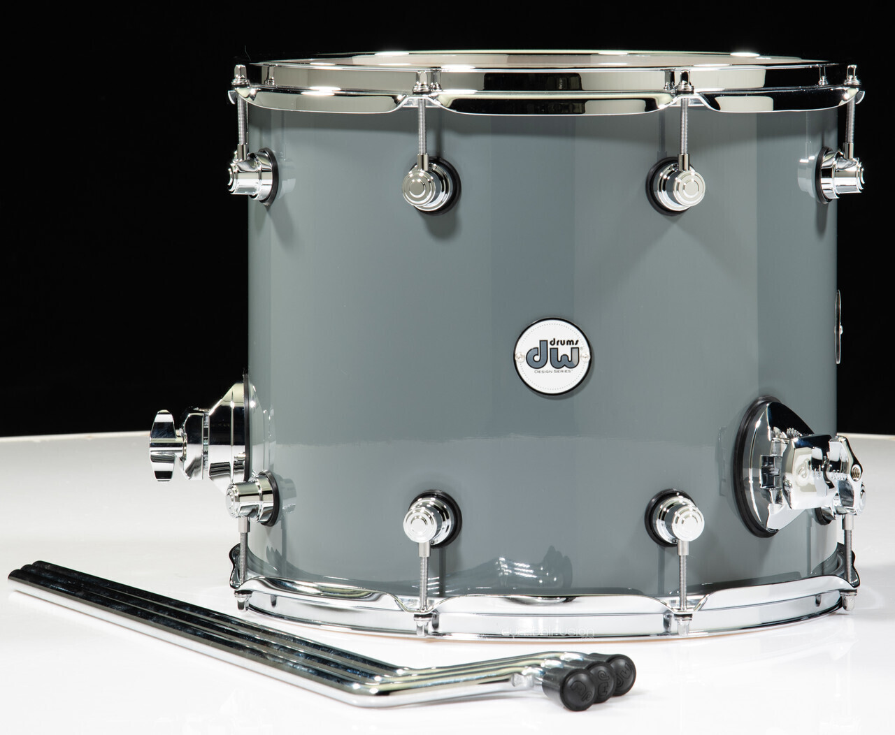 DW Design Series 12x 14 Floor Tom - Steel Gray