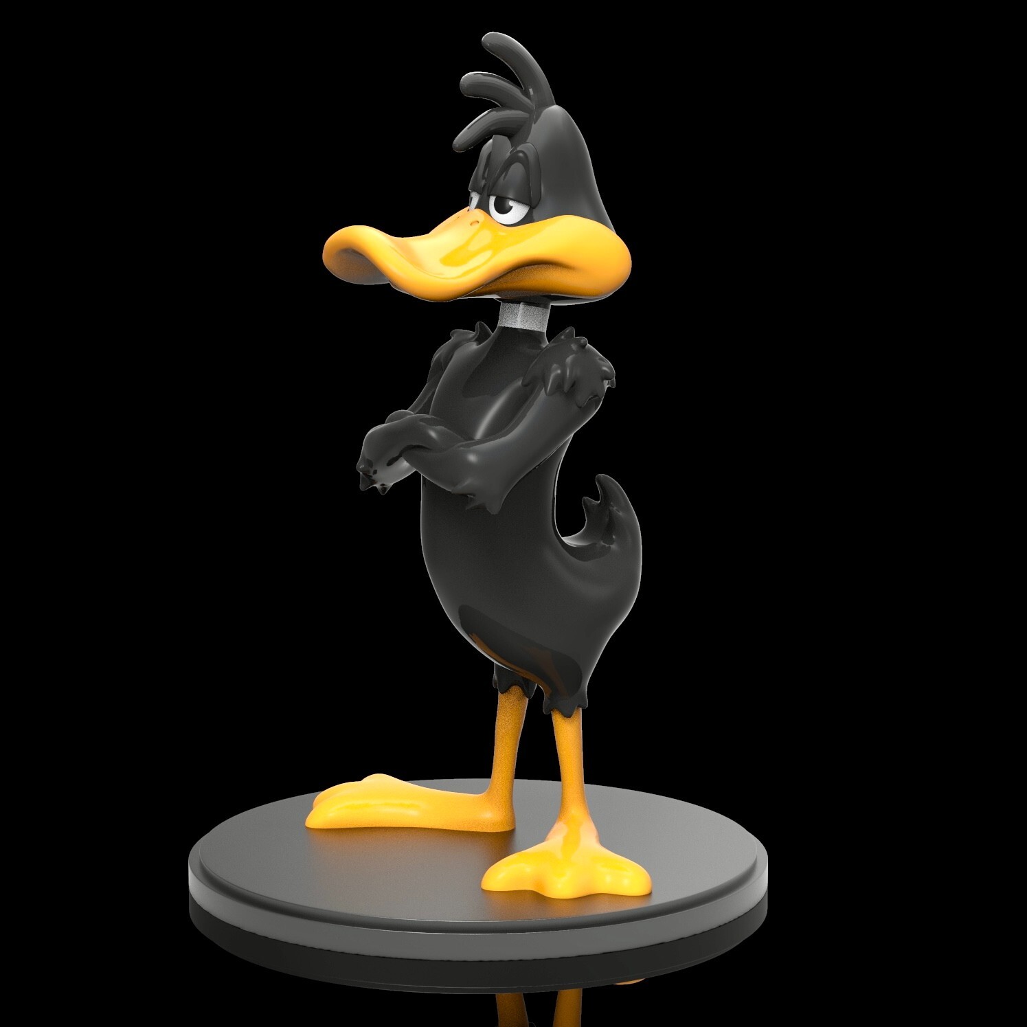 UNPAINTED Looney Tunes Daffy Duck 3D Printed Model Kit 7" Tall (8-23)