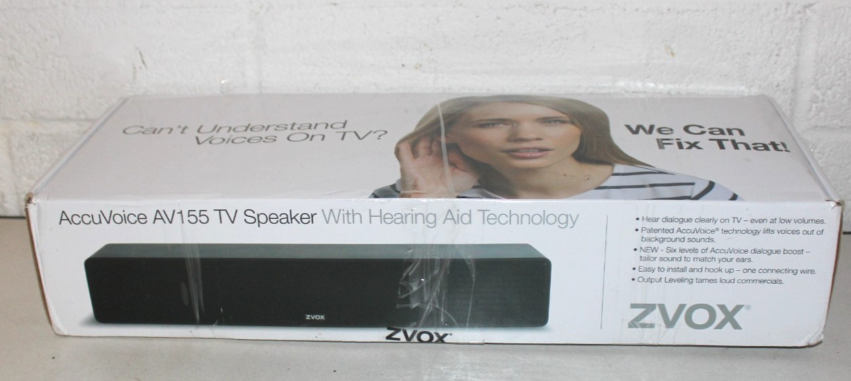 AccuVoice AV155 TV Speaker with Hearing Aid Technology