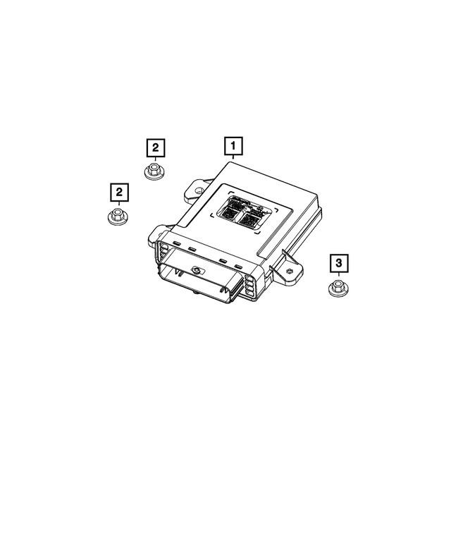 Genuine Mopar Trailer Tow Module 68588997AA