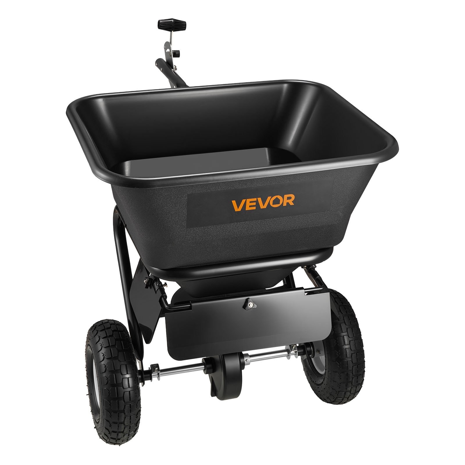 HOT/ Tow-Behind Spreader,9.8 ft Spreading Width,Broadcast Spreader w/10" All-Te