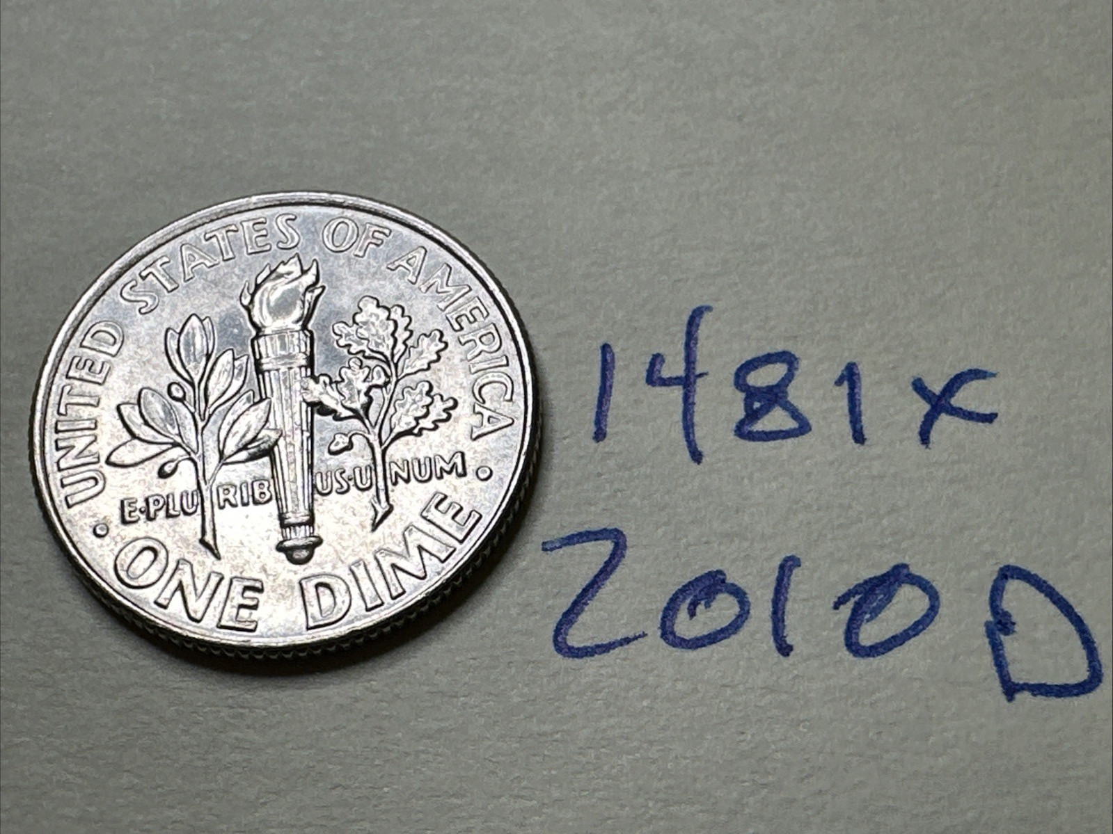 2010-D Roosevelt Dime 10c 1481X