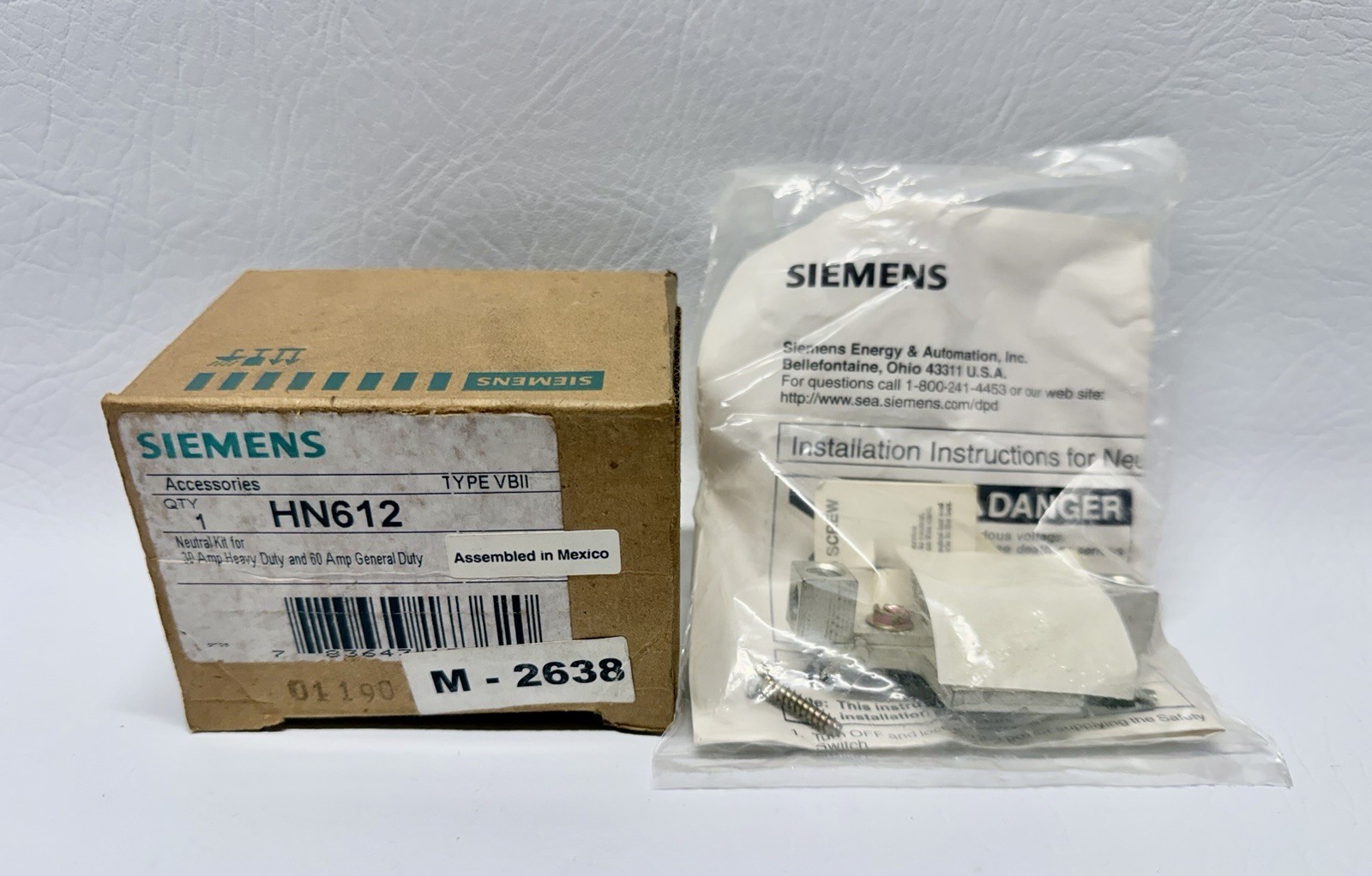 NEW Siemens HN612 Neutral Lit