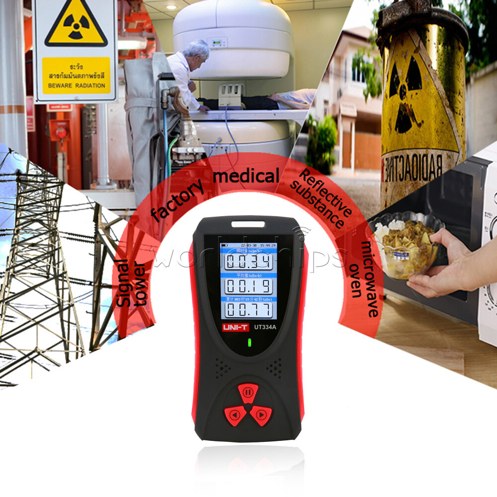 UNI-T UT334A Geiger Counter Electromagnetic Radiation Detector Xβγ-ray Detection