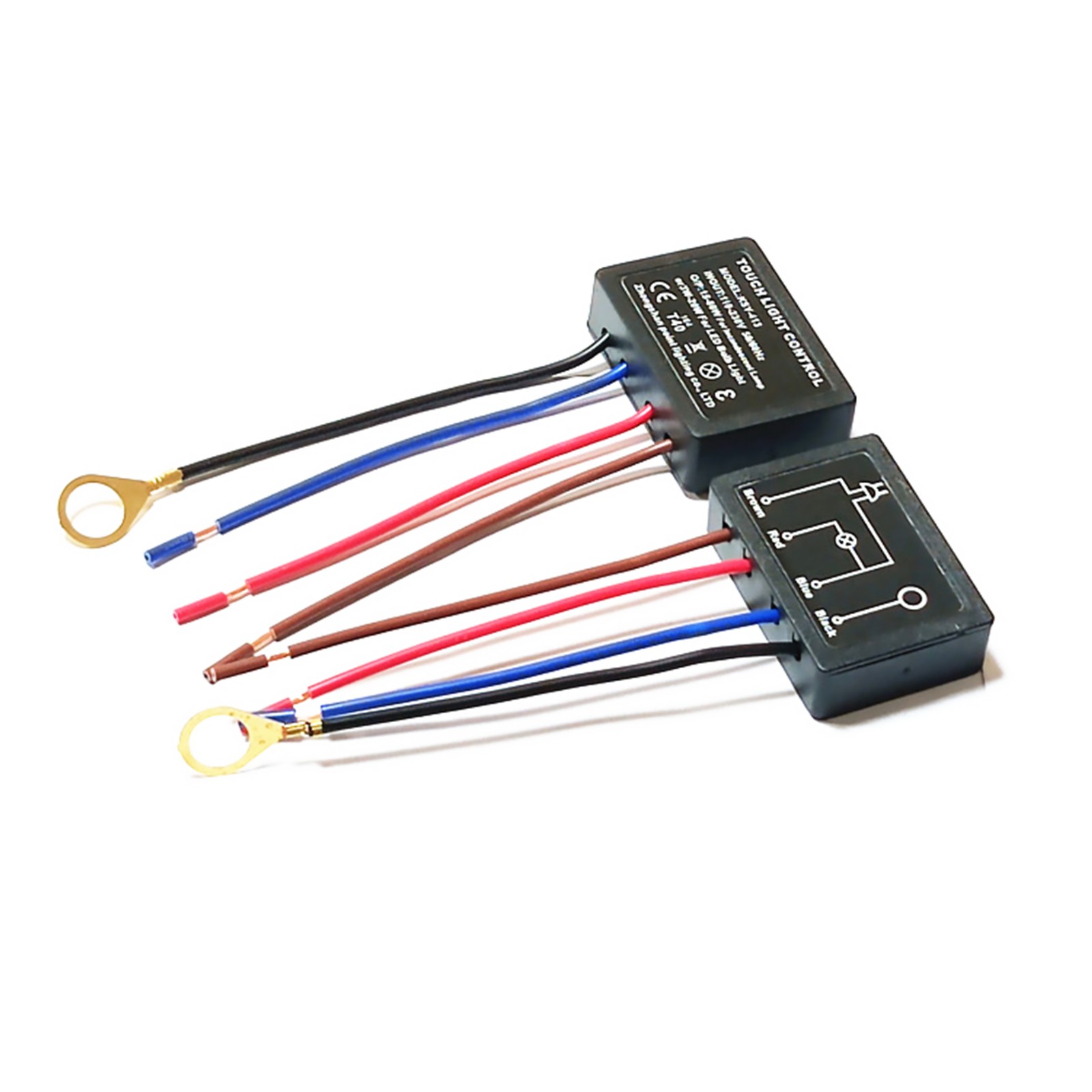 3 Way Touch Control Sensor Table Light Parts Dimmer Bulb Lamp Switch 2pcs