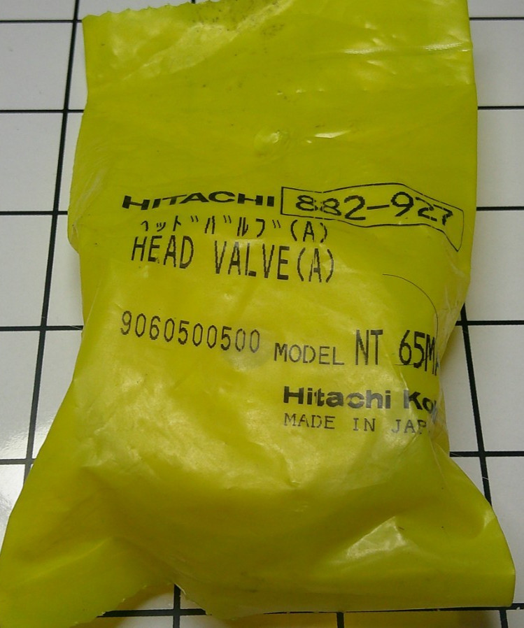 Hitachi 882-927 Head Valve (A) for NR65AK NT65MA2 NV75AG 882927