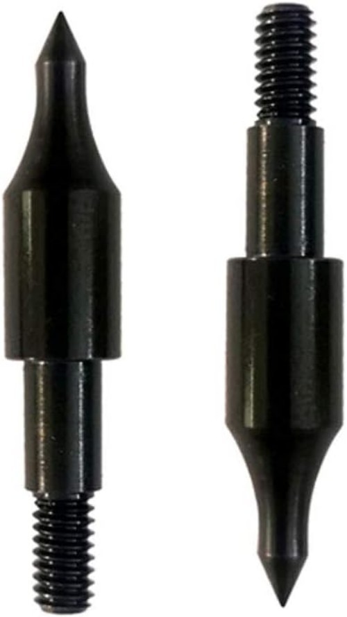 Archery Field Points 24 Pack 100 Grain Steel Practice Tips for Bow & Crossbow