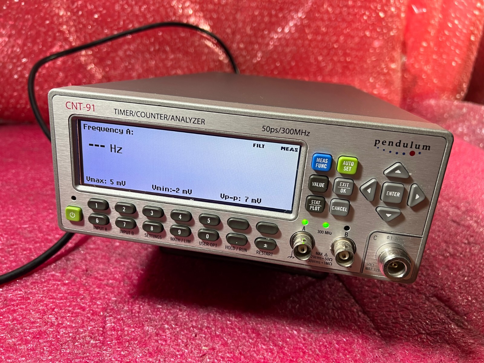 Pendulum CNT-91 / 651 TIMER / COUNTER / ANALYZER 50Ps/300MHz