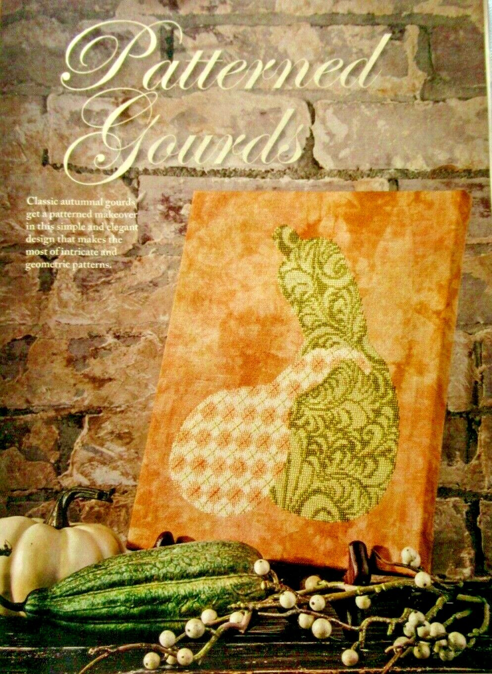 Totally Nuts Squirrels Patterned Gourds Jumping Fish 3 CROSS STITCH PATTERNS
