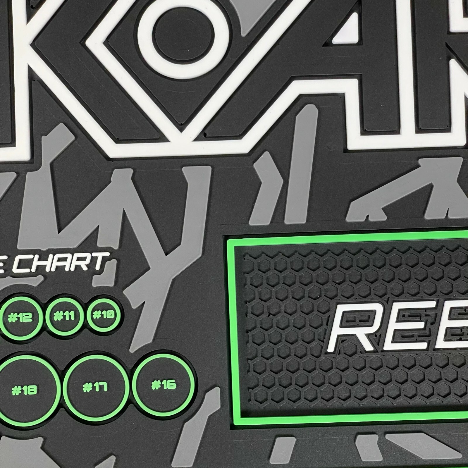 NEW HK Army Tech Mat - Black/Neon