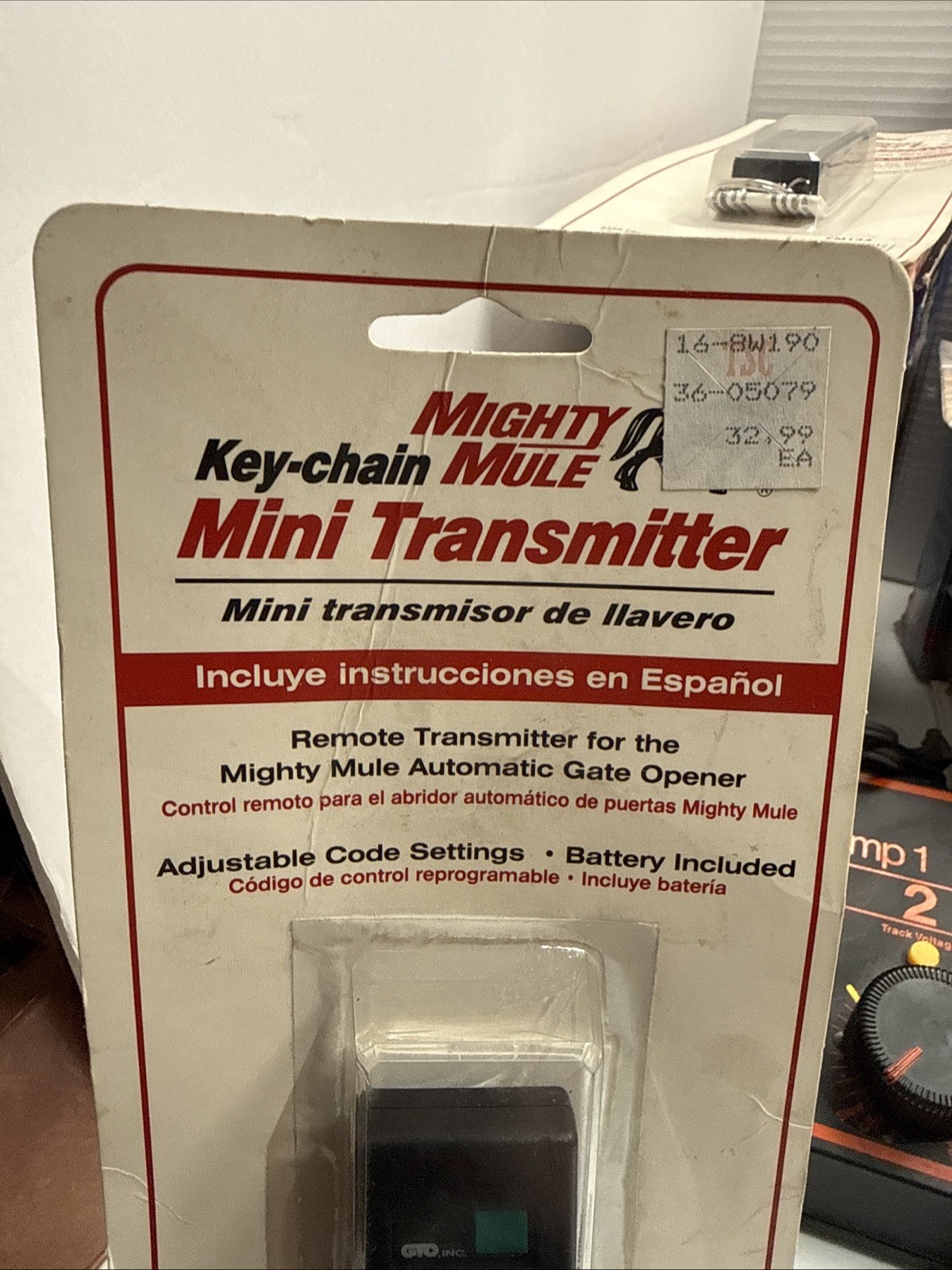 Mighty Mule Access Controls & Accessories Entry Transmitter One Button FM 134