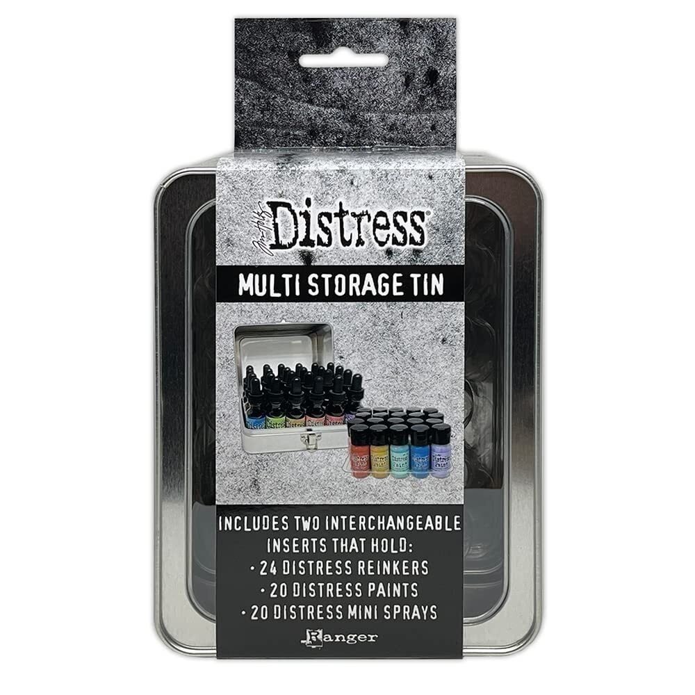 Bundle - Ranger Ink - Tim Holtz - Distress Multi Storage Tins Pack of 2 - Paint