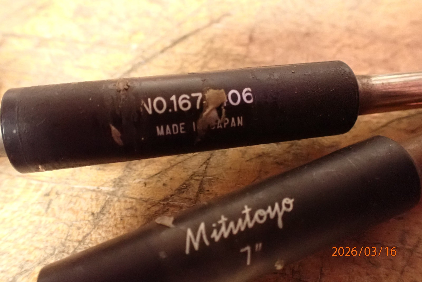 MITUTOYO 6" AND 7" MICROMETER STANDARDS MACHINIST TOOLING