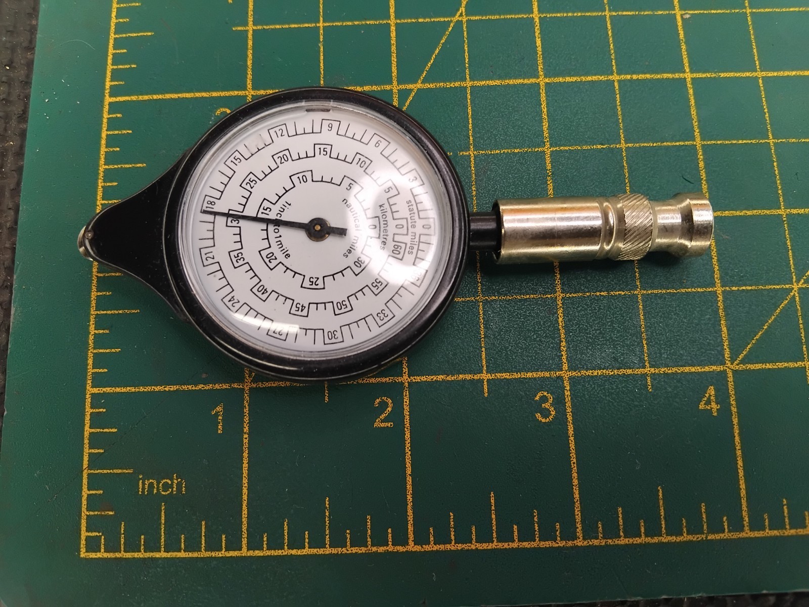 Vintage Map Measurer Opisometer Kilometer Distance Tracking Wheel  LT24336-SP
