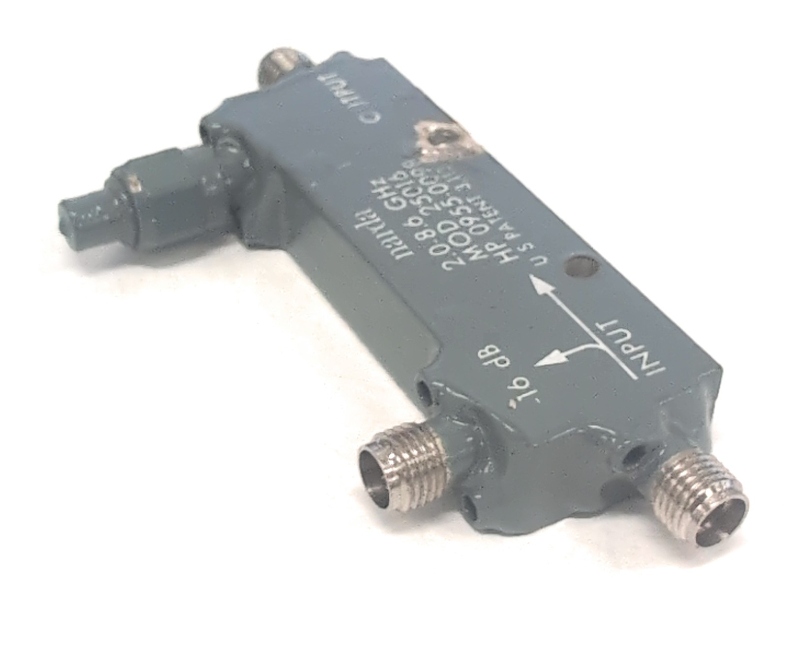 Lot of 2 Narda 25016 2 to 8.6 GHz,16 dB, SMA, Directional Coupler HP 0955-0098
