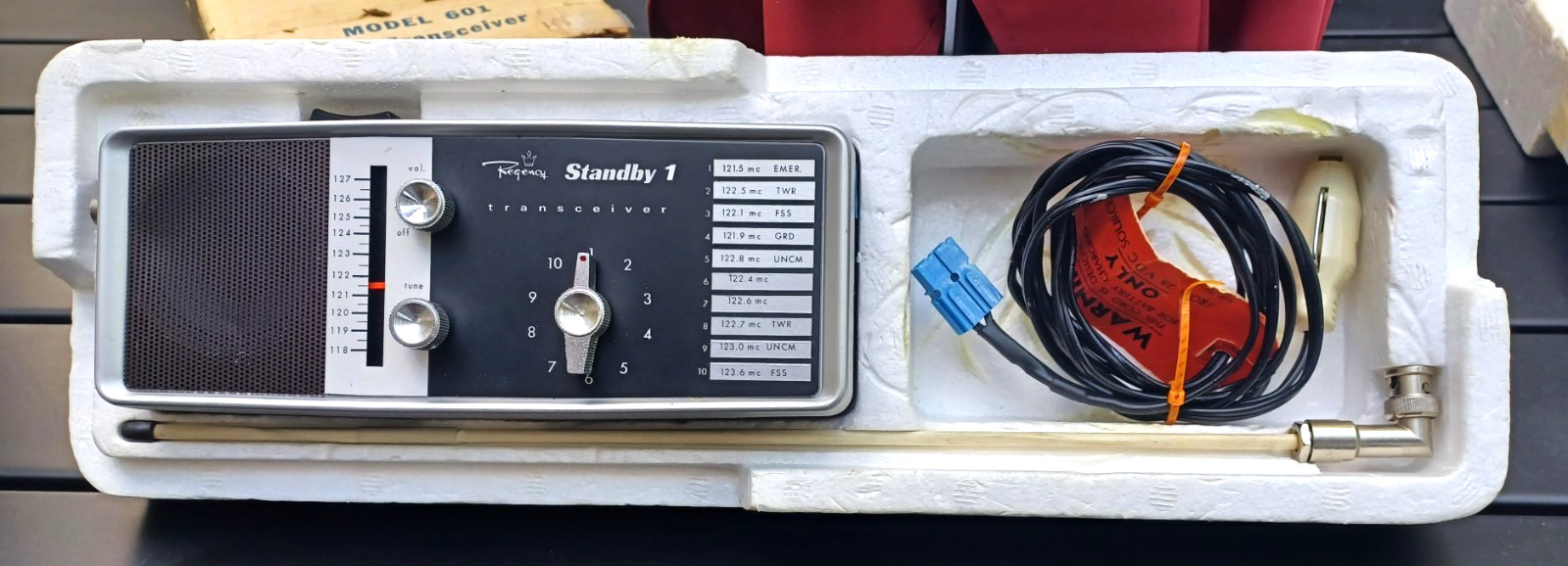 Regency Standby 1 Aviation Transceiver still in box