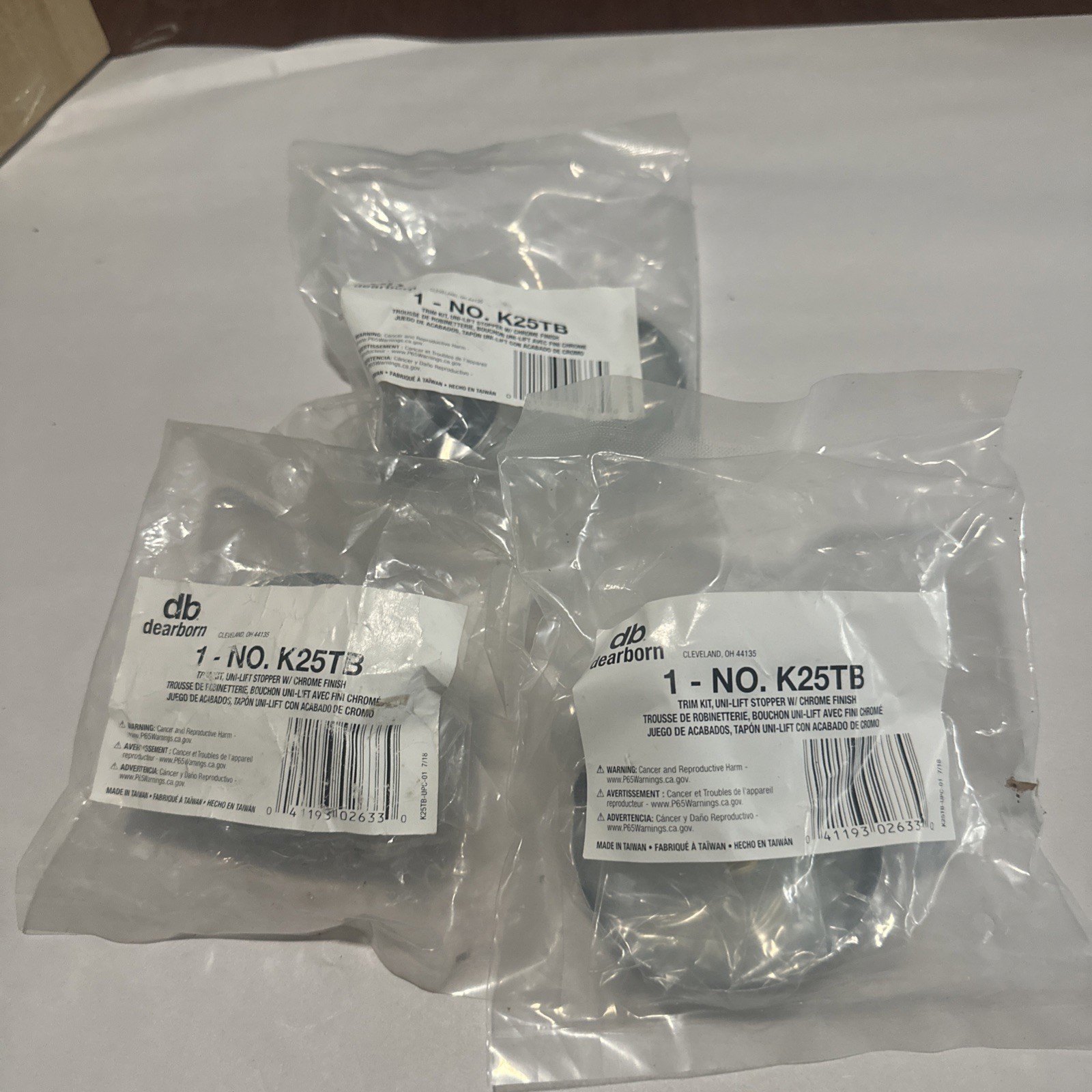 Oatey Dearborn Brass K25TB Trim Kit- For Schedule 40 - Rough-In Kit Uni-Lift (3)