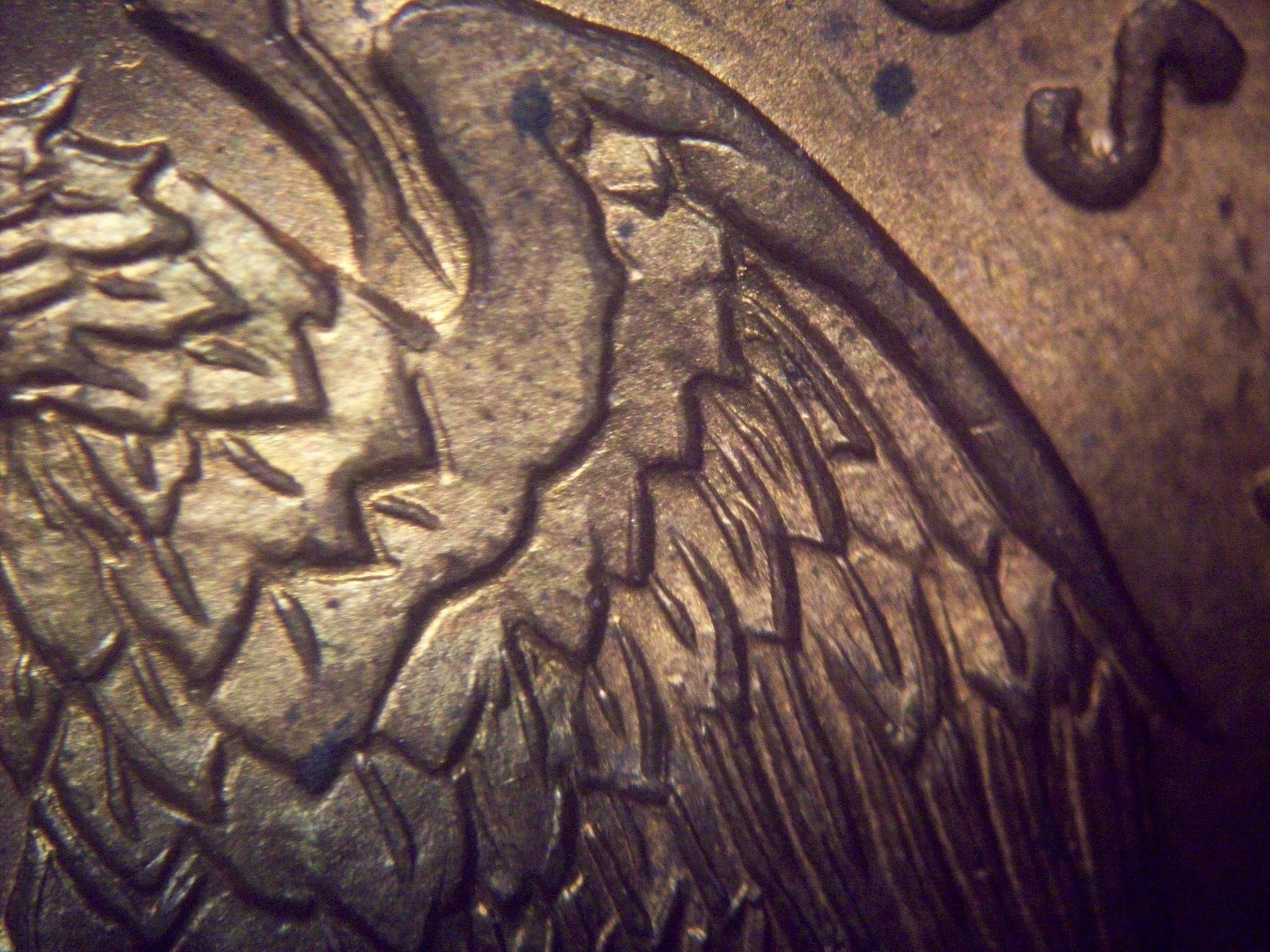 1960 one cent Strong Mexican doubled die REV coin