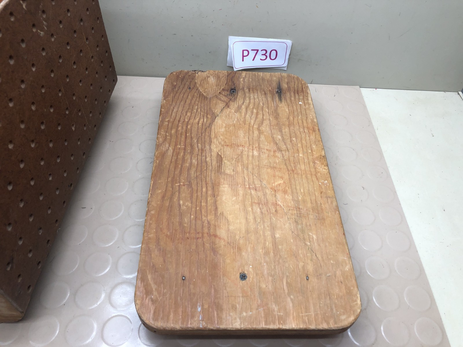 Vintage Wood Step Stool Rustic Wooden - Handmade Storage