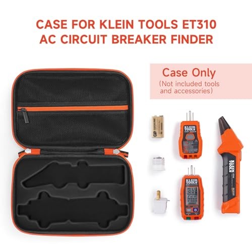 Hard Case, Storage Box for Klein Tools ET310 AC Circuit Breaker ET310 Case