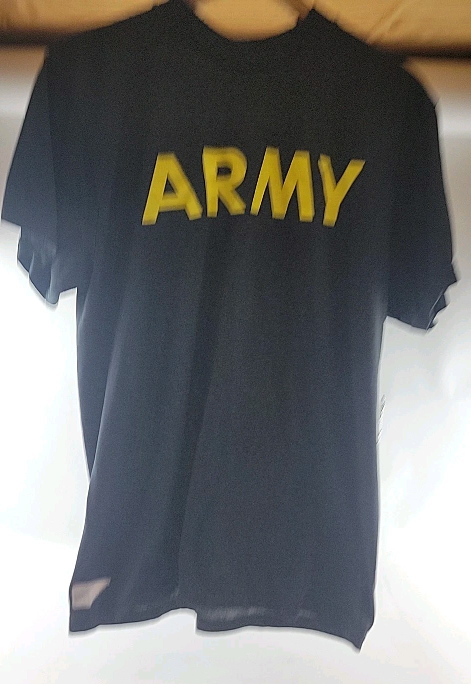 USGI APFU SS Shirt & short Black & Gold Size Small.