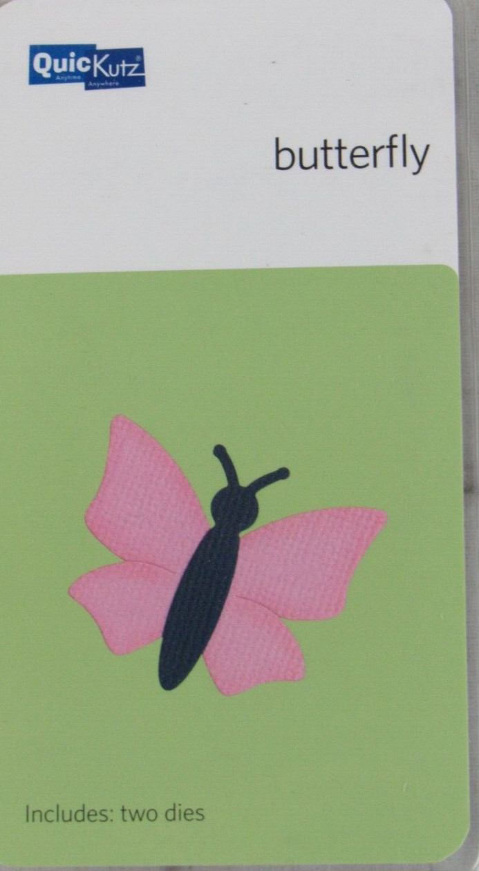 QuicKutz Butterfly 2x2, 2 Cutting Die Set KS-0799
