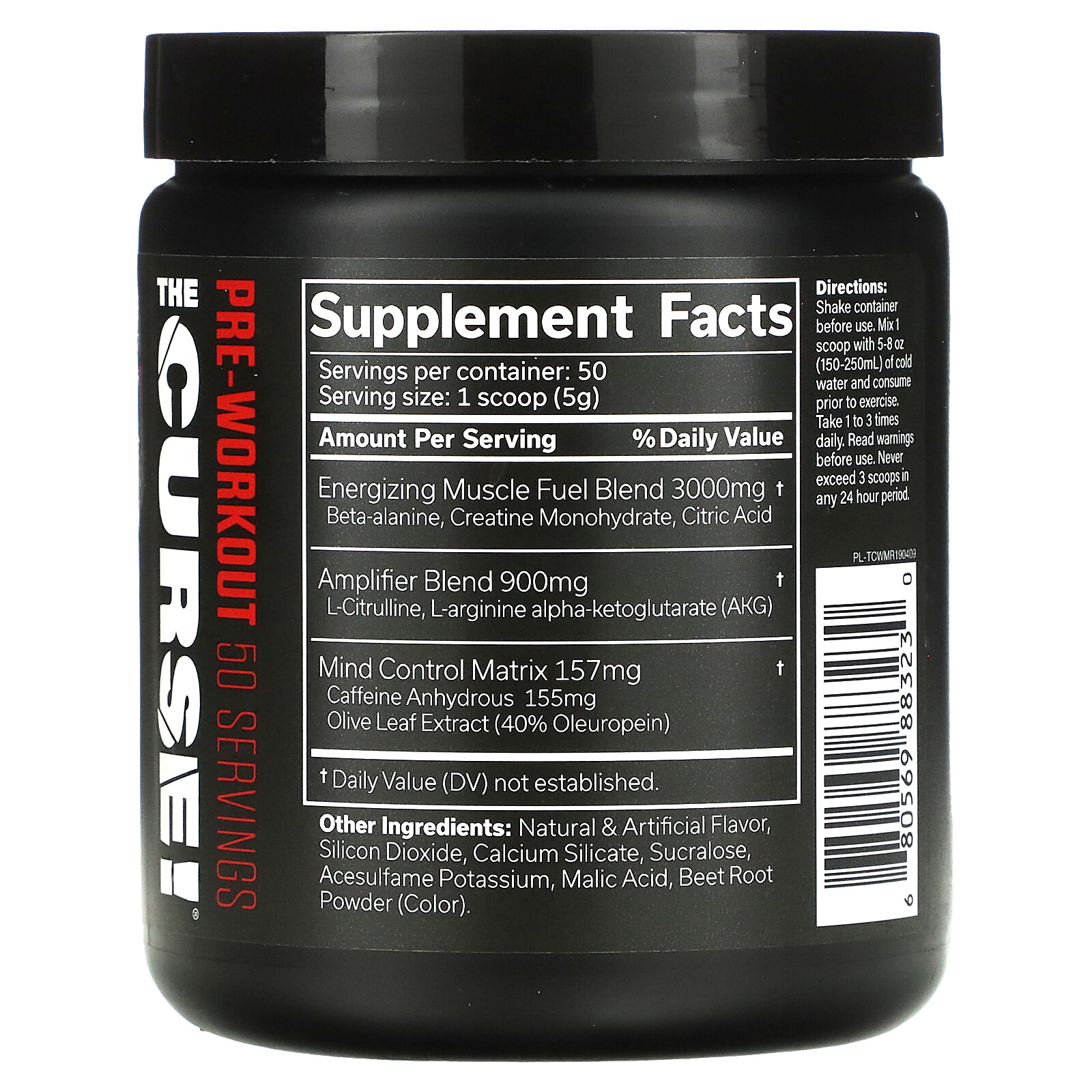 The Curse, Pre-Workout, Watermelon, 8.8 oz (250 g)