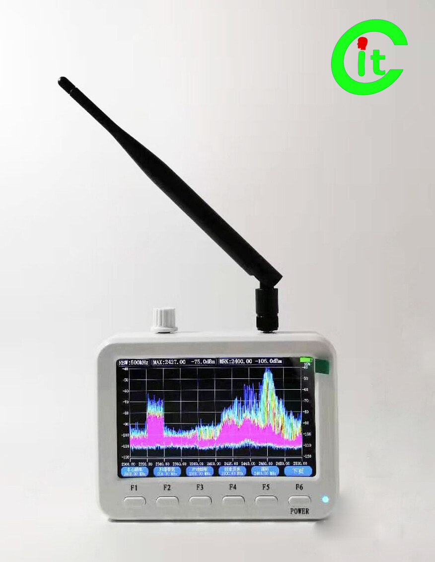 XT-127 2.7GHz Portable Handheld Spectrum Analyzer 10MHz~2700MHz + 5inch LCD