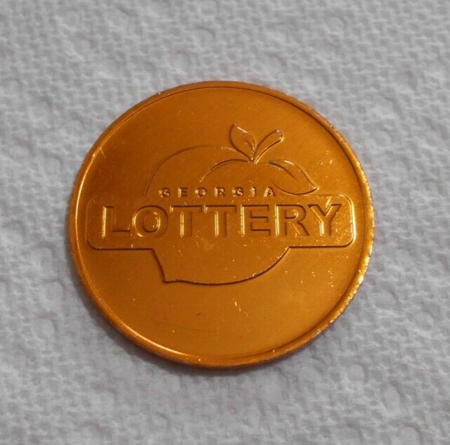 Georgia Lottery collectors token Orange coin lucky ticket Today Could Be The Day
