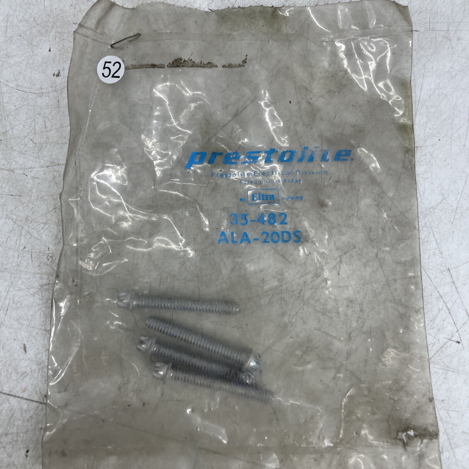 LOT OF 4 Prestolite 35-482 Screw Screws ALA-20DS ALA20DS NEW OLD STOCK