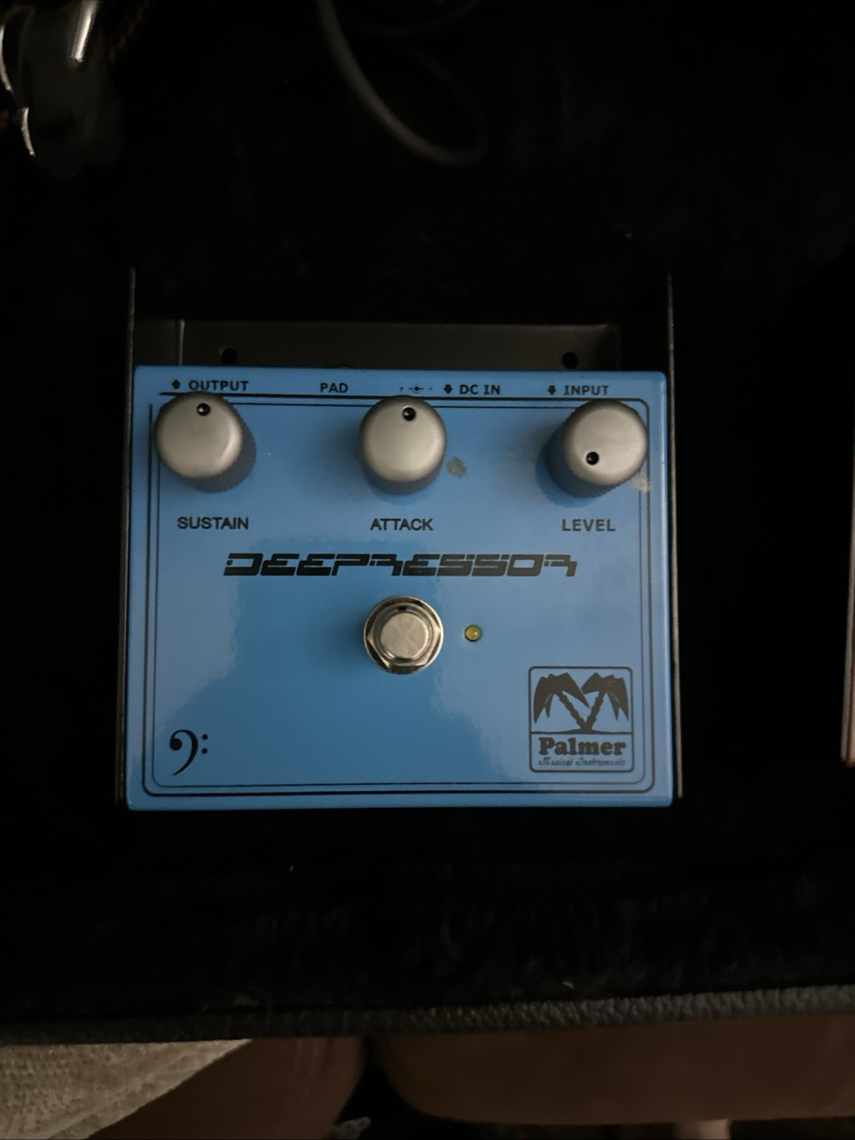 Palmer Deepressor Bass Compressor Effects Pedal Tested Works Great Rare