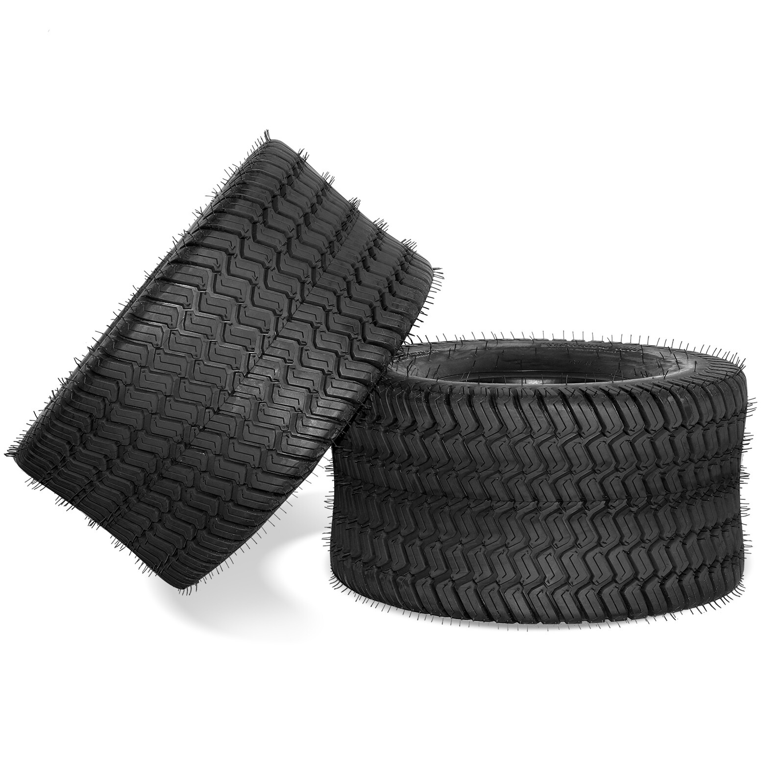Set of Two 20x10.00-8 Lawn Mower Tractor Cart Turf Tires 4 Ply 20x10-8 Tubeless