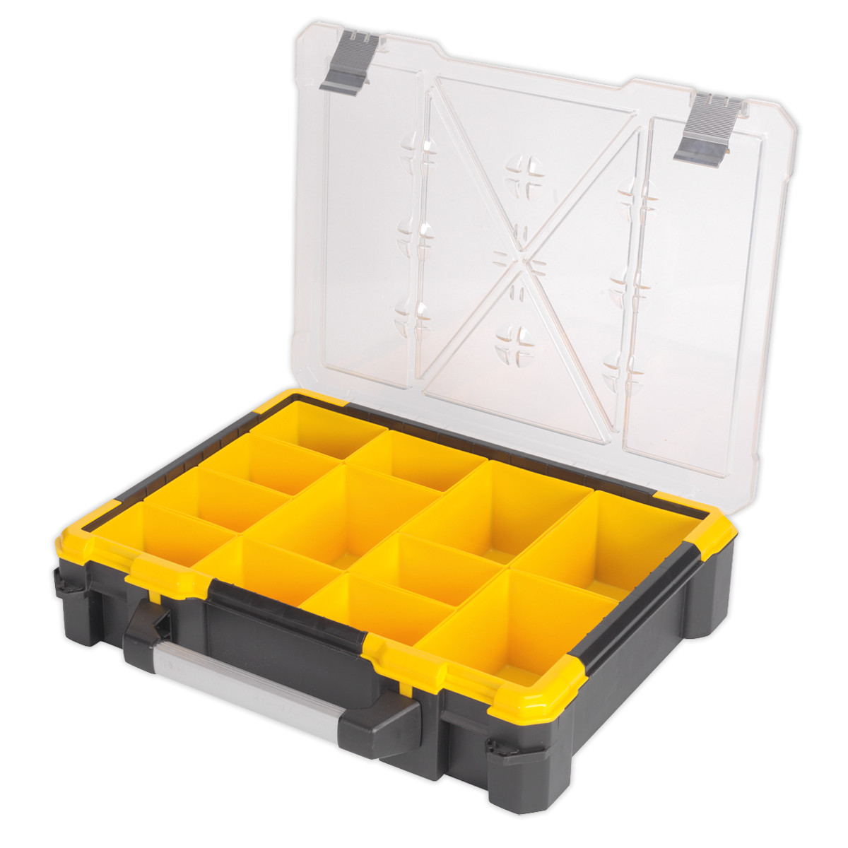 Sealey APAS12R Parts Storage Case with 12 Removable Compartments
