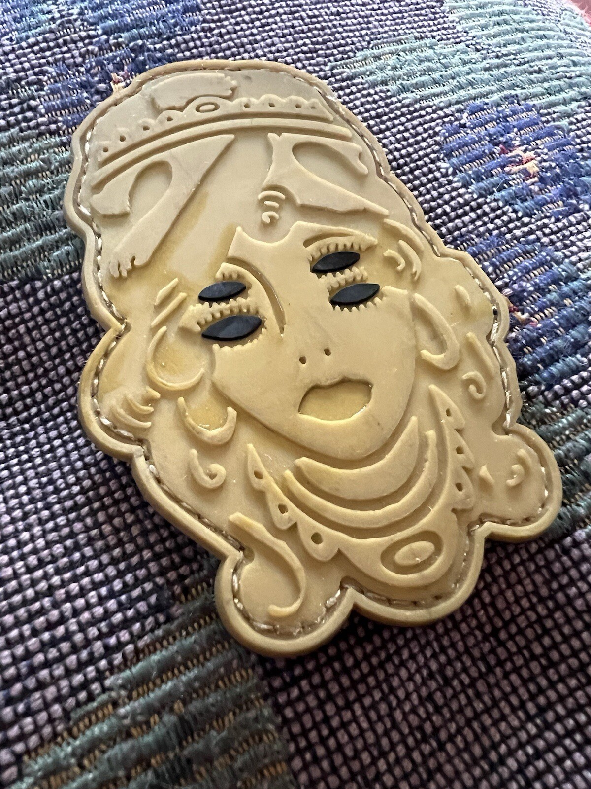 WRMFZY Gypsy Gold PVC Variant Hooked Back Patch