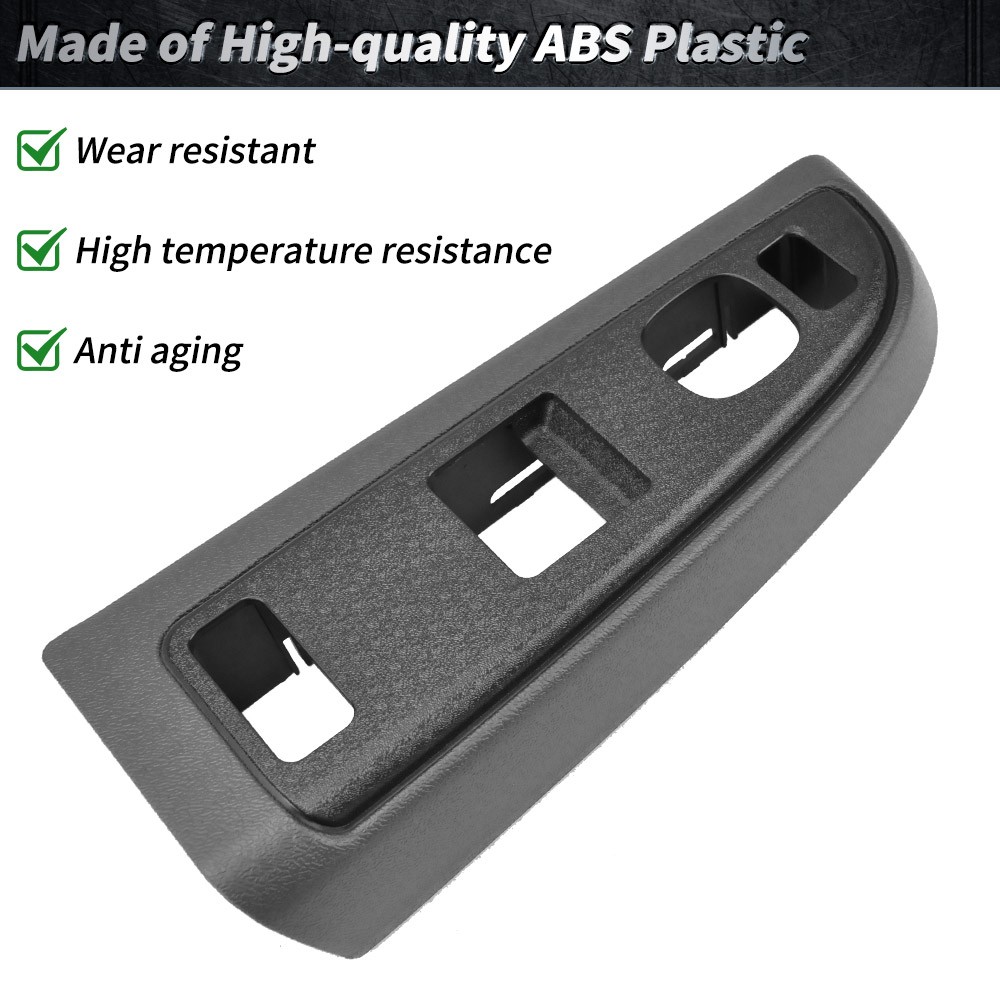 Pair Power Window Switch Bezel for Chevy Silverado Cadillac GMC Left Right Side