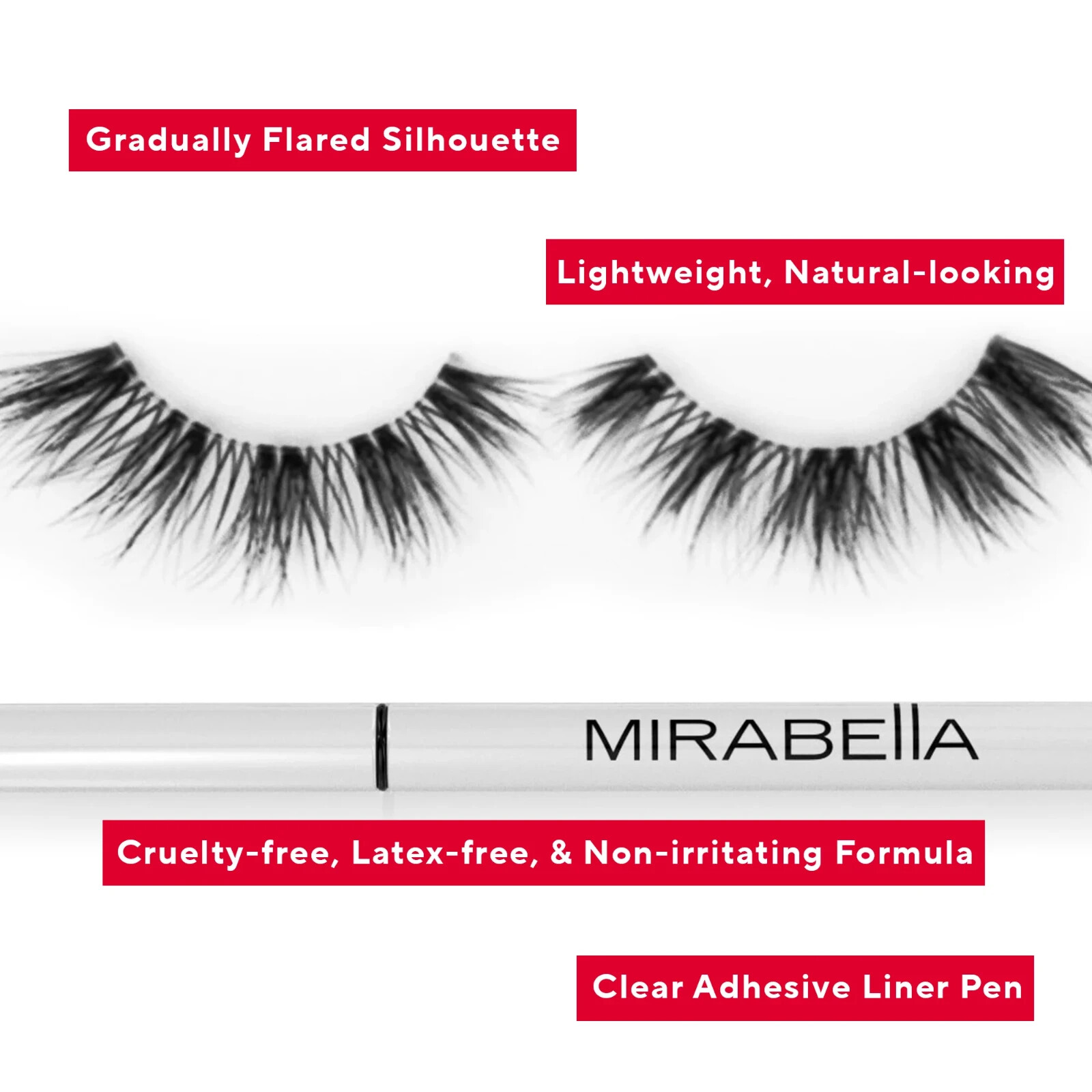 MIRABELLA MINK EFFECT LASHES