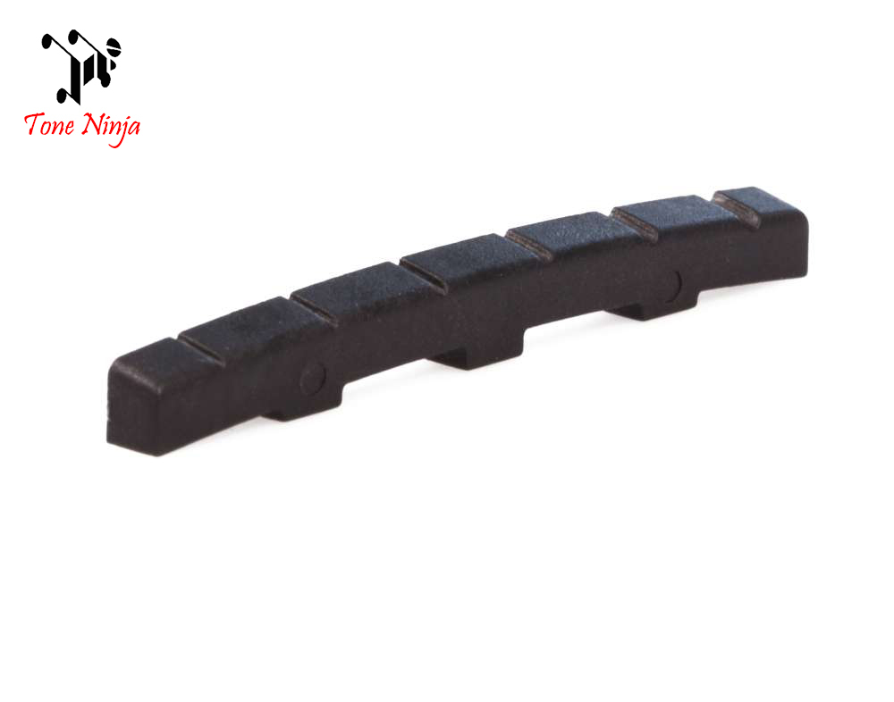 Tone Ninja USA Made Slotted Nut for Fender, G&L, Black 5 pack TN-NUT-001-B5