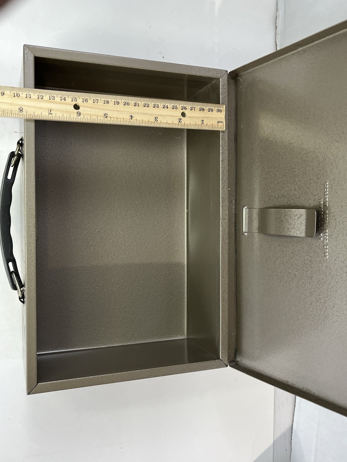 Rockaway Insulated Fire Resistant Safe Document Box Handle Two Keys FL