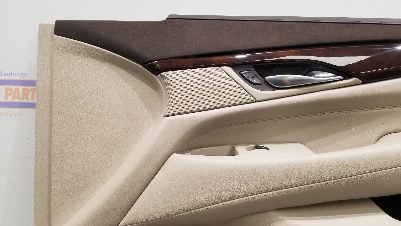 16 CADILLAC ESCALADE LUXURY INTERIOR DOOR TRIM PANEL FRONT RIGHT PASSENGER SHALE